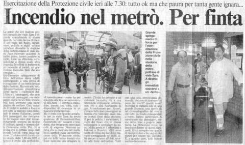 Foto 2 dell'esercitazione Codice 3 1999