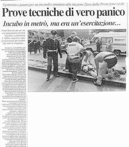 Foto 3 dell'esercitazione Codice 3 1999