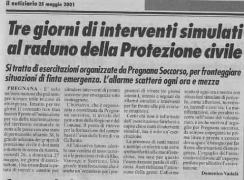 Foto 2 dell'esercitazione Codice 3 2001