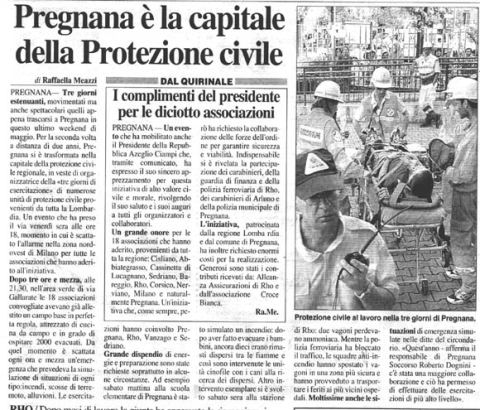 Foto 4 dell'esercitazione Codice 3 2001