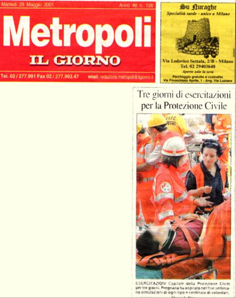 Foto 9 dell'esercitazione Codice 3 2001
