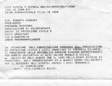 Foto 10 dell'esercitazione Codice 3 2001