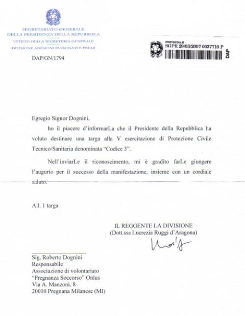 Foto 18 dell'esercitazione Codice 3 2007